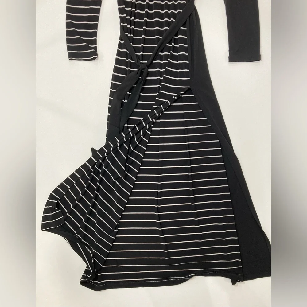 Free People New Romantics Striped Long Sleeve Maxi Dress - Picture 9 of 14